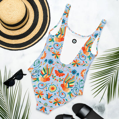 Mexican Otomi One-Piece Swimsuit - The Global Wanderer