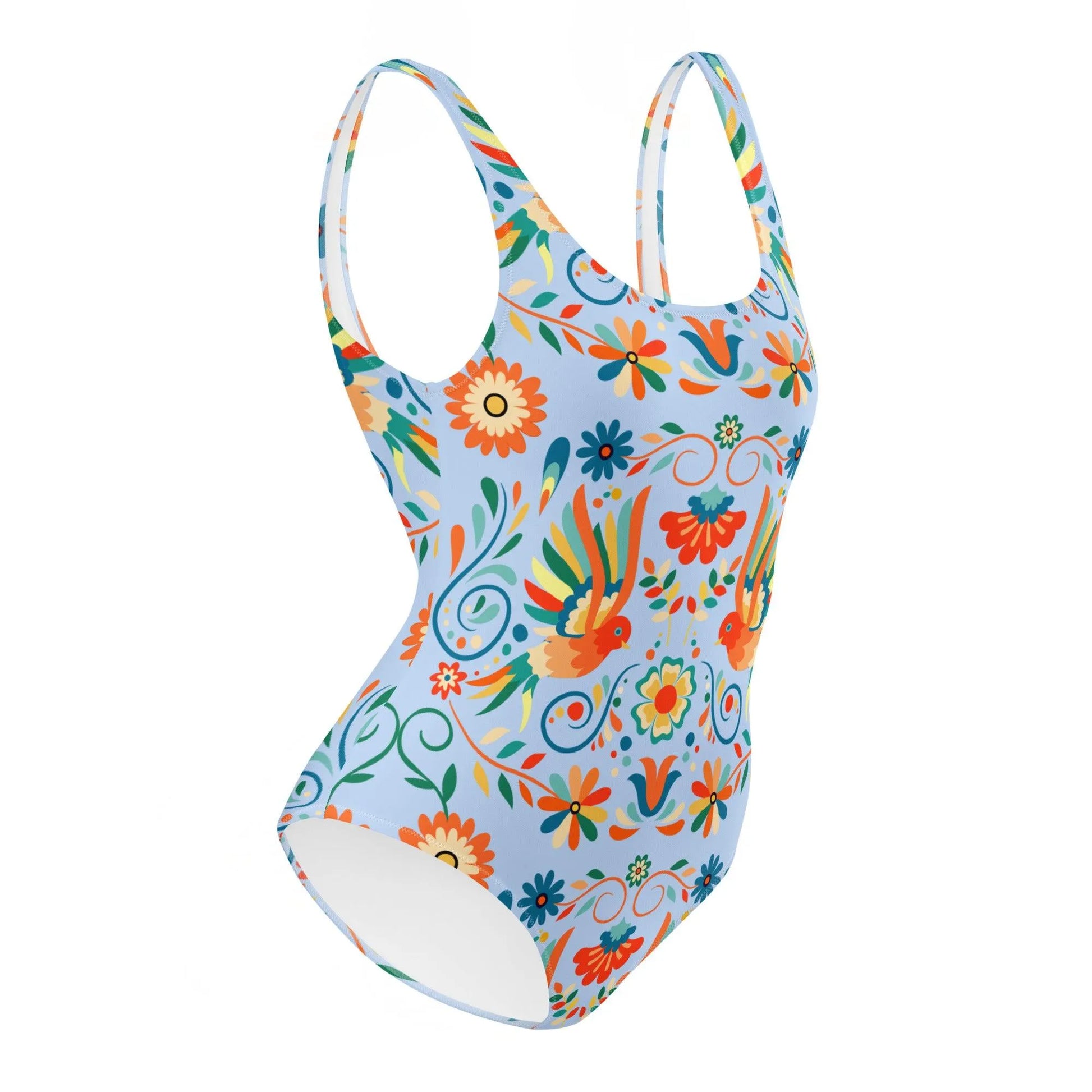 Mexican Otomi One-Piece Swimsuit - The Global Wanderer