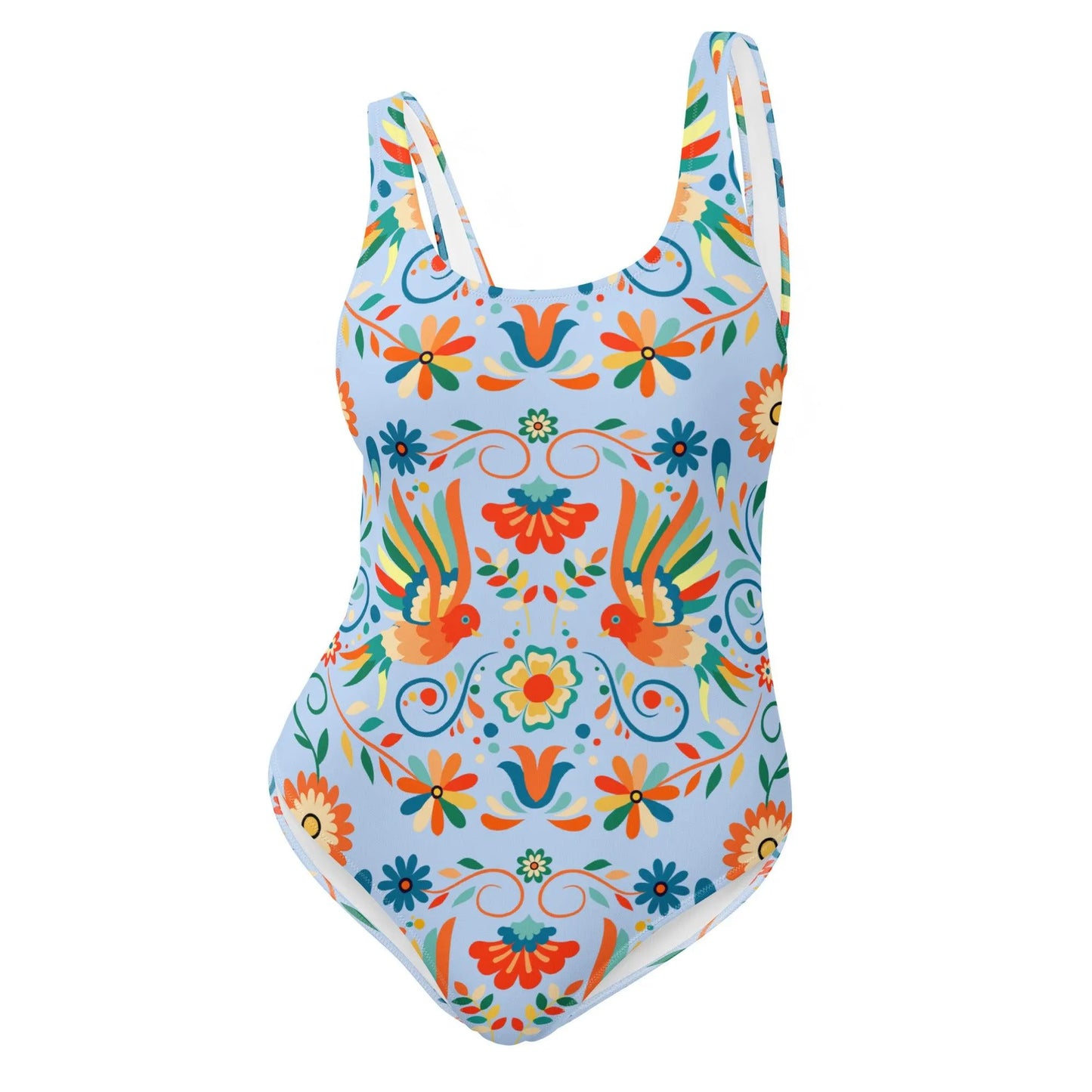 Mexican Otomi One-Piece Swimsuit - The Global Wanderer