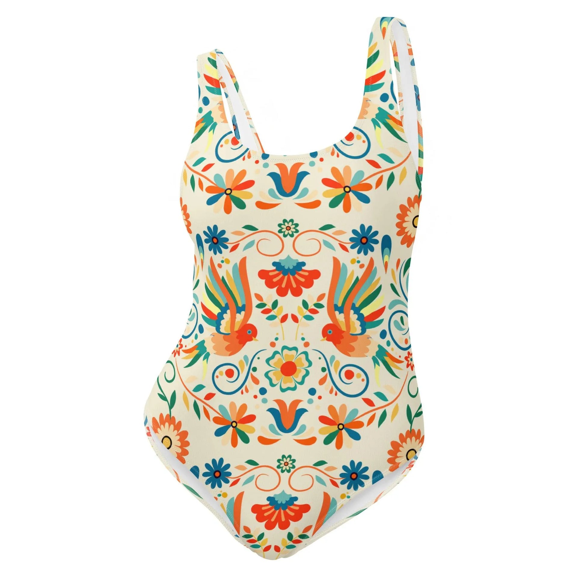 Mexican Otomi One-Piece Swimsuit - The Global Wanderer