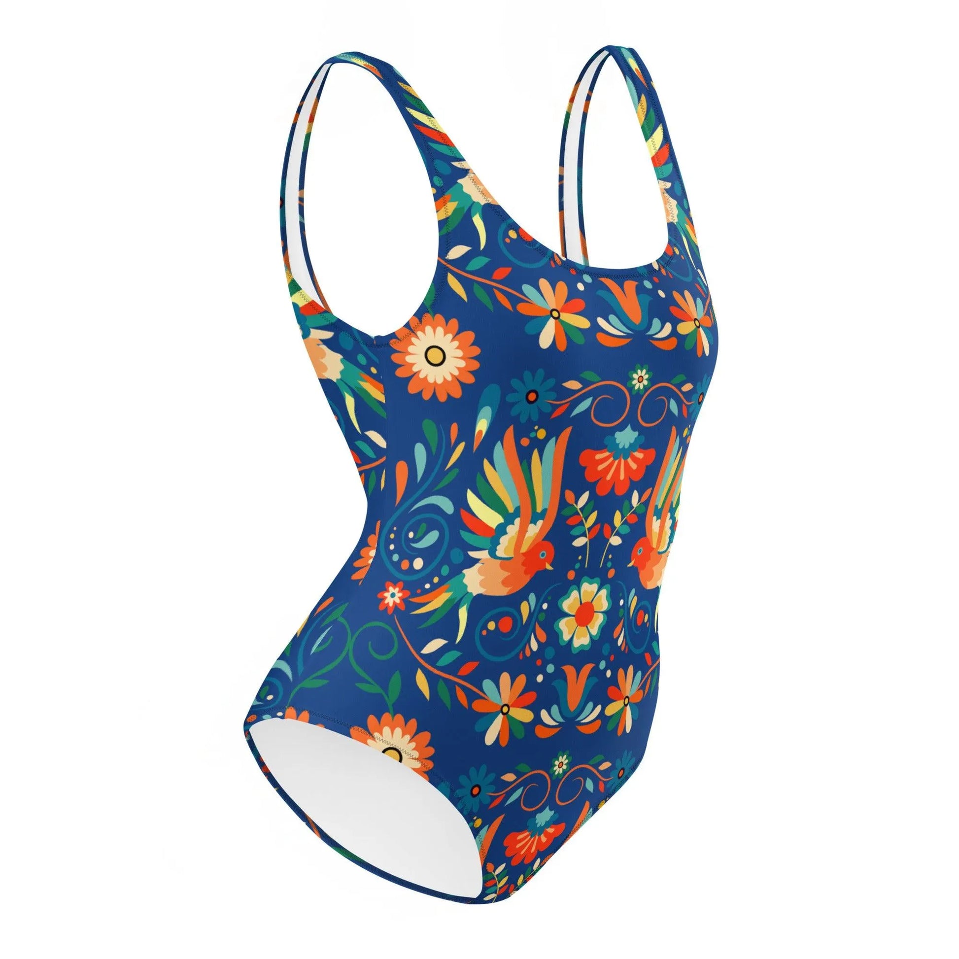 Mexican Otomi One-Piece Swimsuit - The Global Wanderer