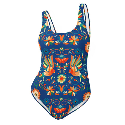 Mexican Otomi One-Piece Swimsuit - The Global Wanderer