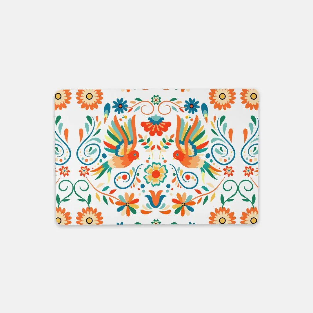 Mexican Otomi Print Desk Mat - The Global Wanderer