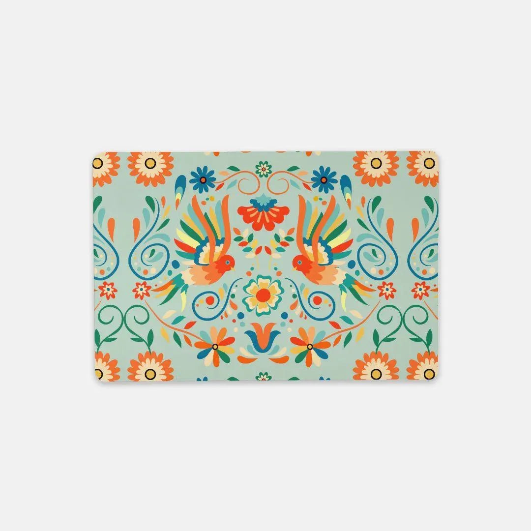 Mexican Otomi Print Desk Mat - The Global Wanderer