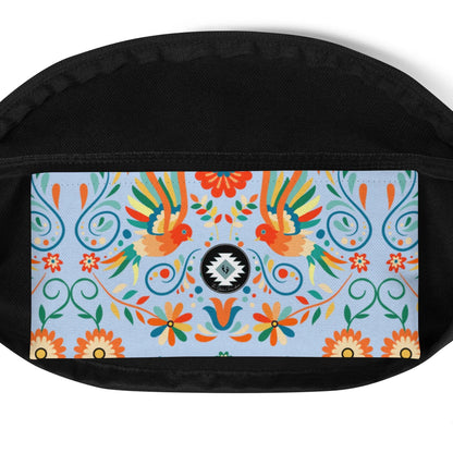 Mexican Otomi Print Fanny Pack - The Global Wanderer