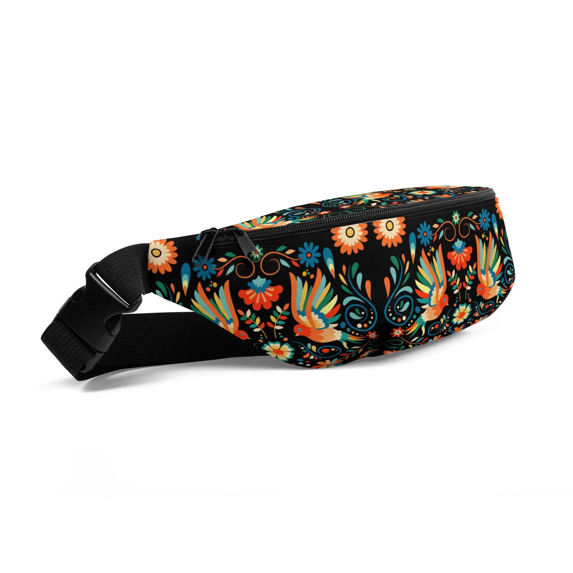Mexican Otomi Print Fanny Pack - The Global Wanderer