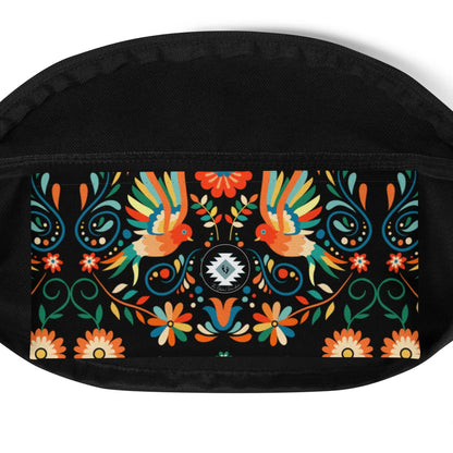 Mexican Otomi Print Fanny Pack - The Global Wanderer