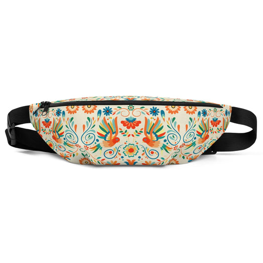 Mexican Otomi Print Fanny Pack - The Global Wanderer