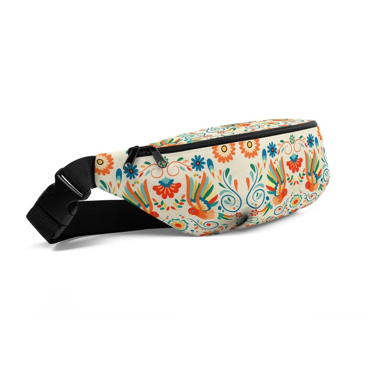 Mexican Otomi Print Fanny Pack - The Global Wanderer