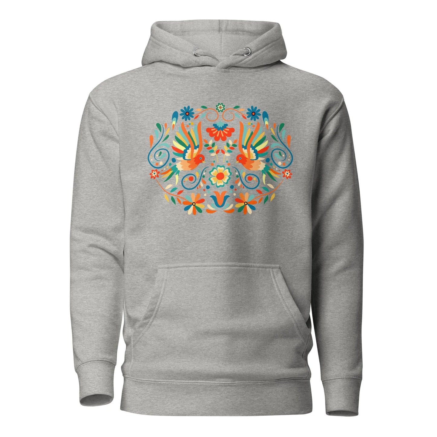 Mexican Otomi Print Hoodie - The Global Wanderer