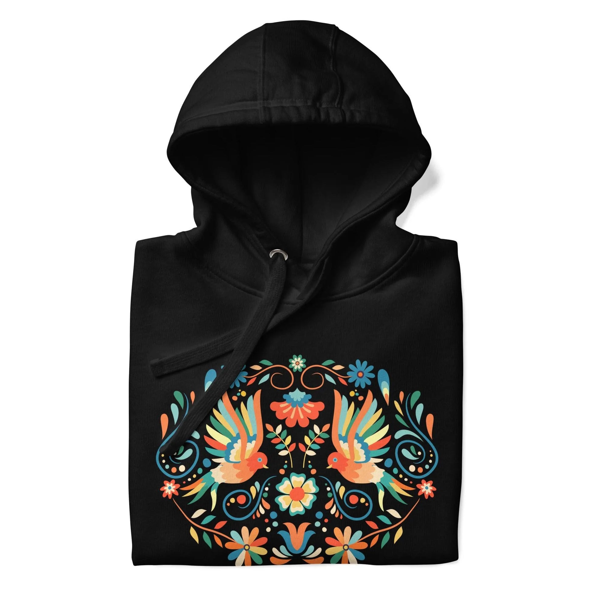 Mexican Otomi Print Hoodie - The Global Wanderer