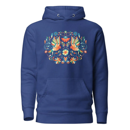 Mexican Otomi Print Hoodie - The Global Wanderer