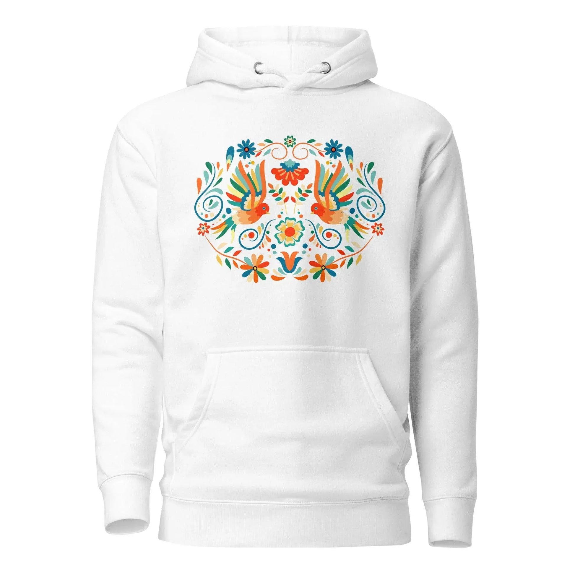 Mexican Otomi Print Hoodie - The Global Wanderer