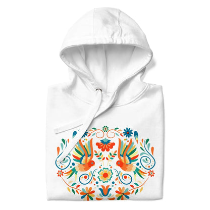 Mexican Otomi Print Hoodie - The Global Wanderer