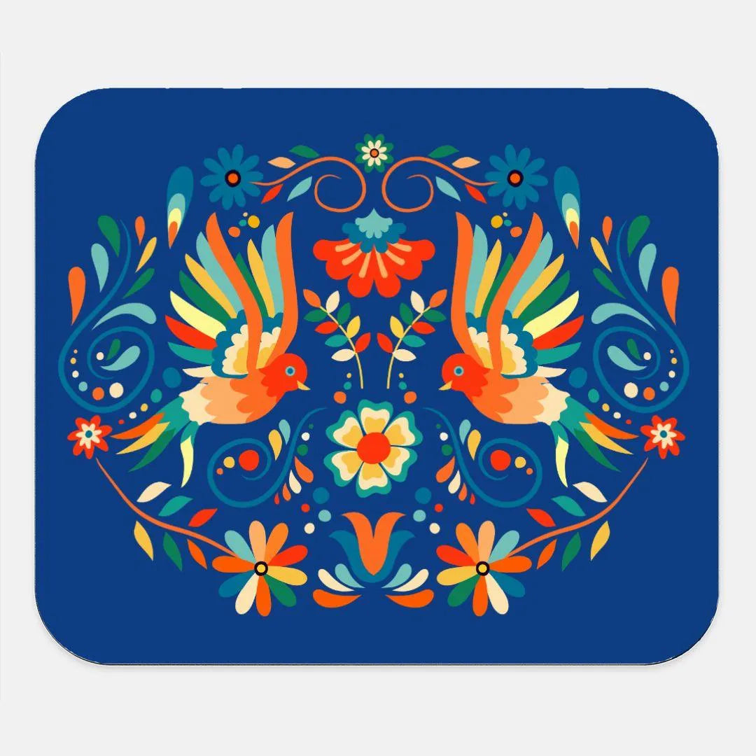 Mexican Otomi Print Mouse Pad - The Global Wanderer