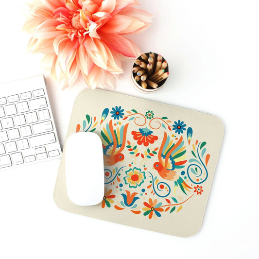 Mexican Otomi Print Mouse Pad - The Global Wanderer