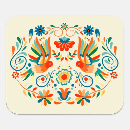 Mexican Otomi Print Mouse Pad - The Global Wanderer