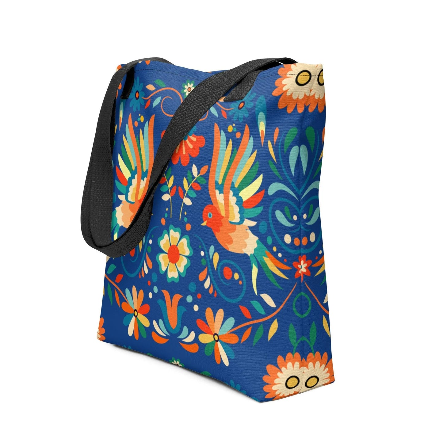 Mexican Otomi Print Tote Bag - The Global Wanderer