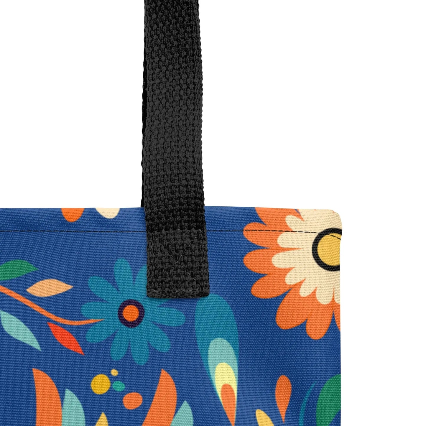 Mexican Otomi Print Tote Bag - The Global Wanderer