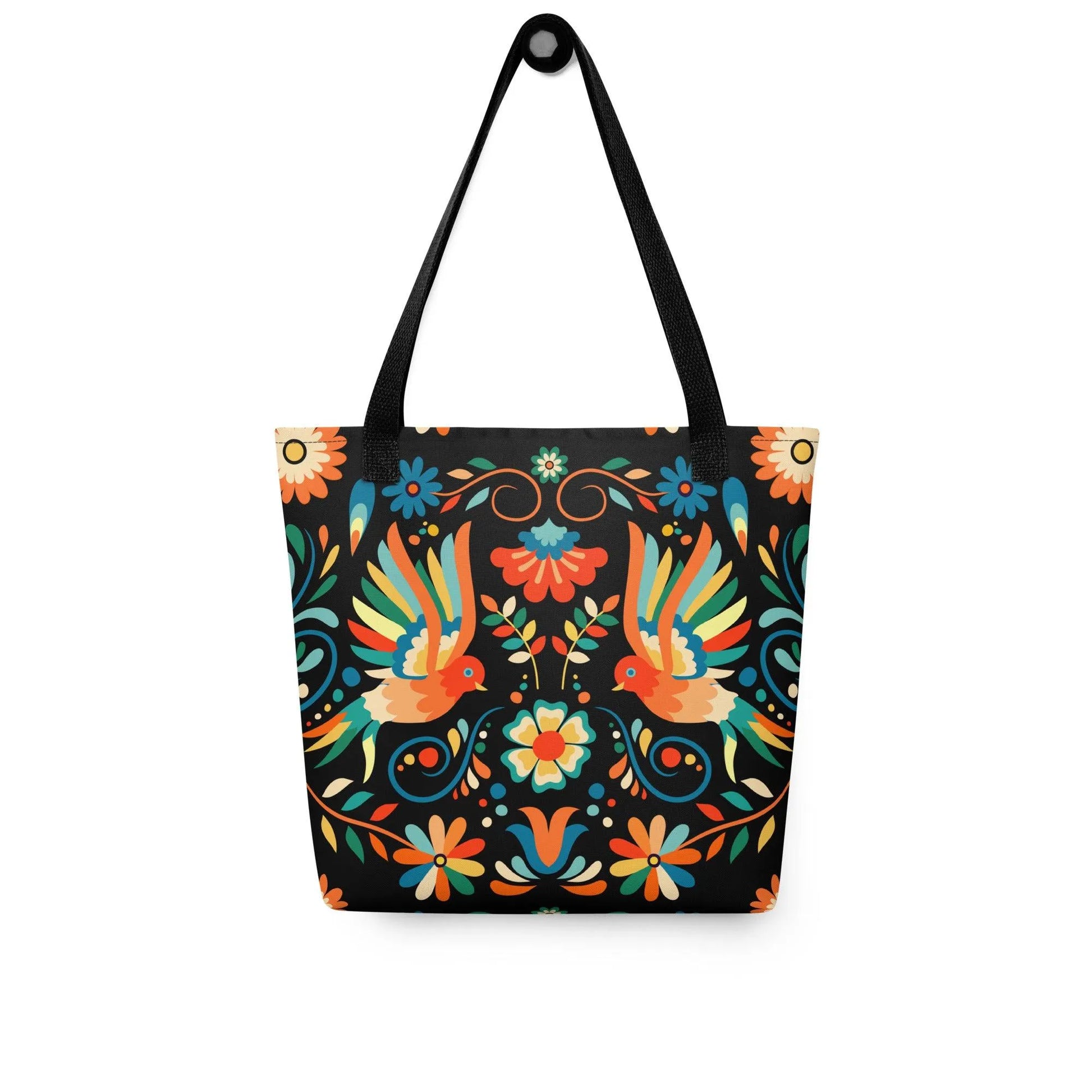 Mexican Otomi Print Tote Bag - The Global Wanderer