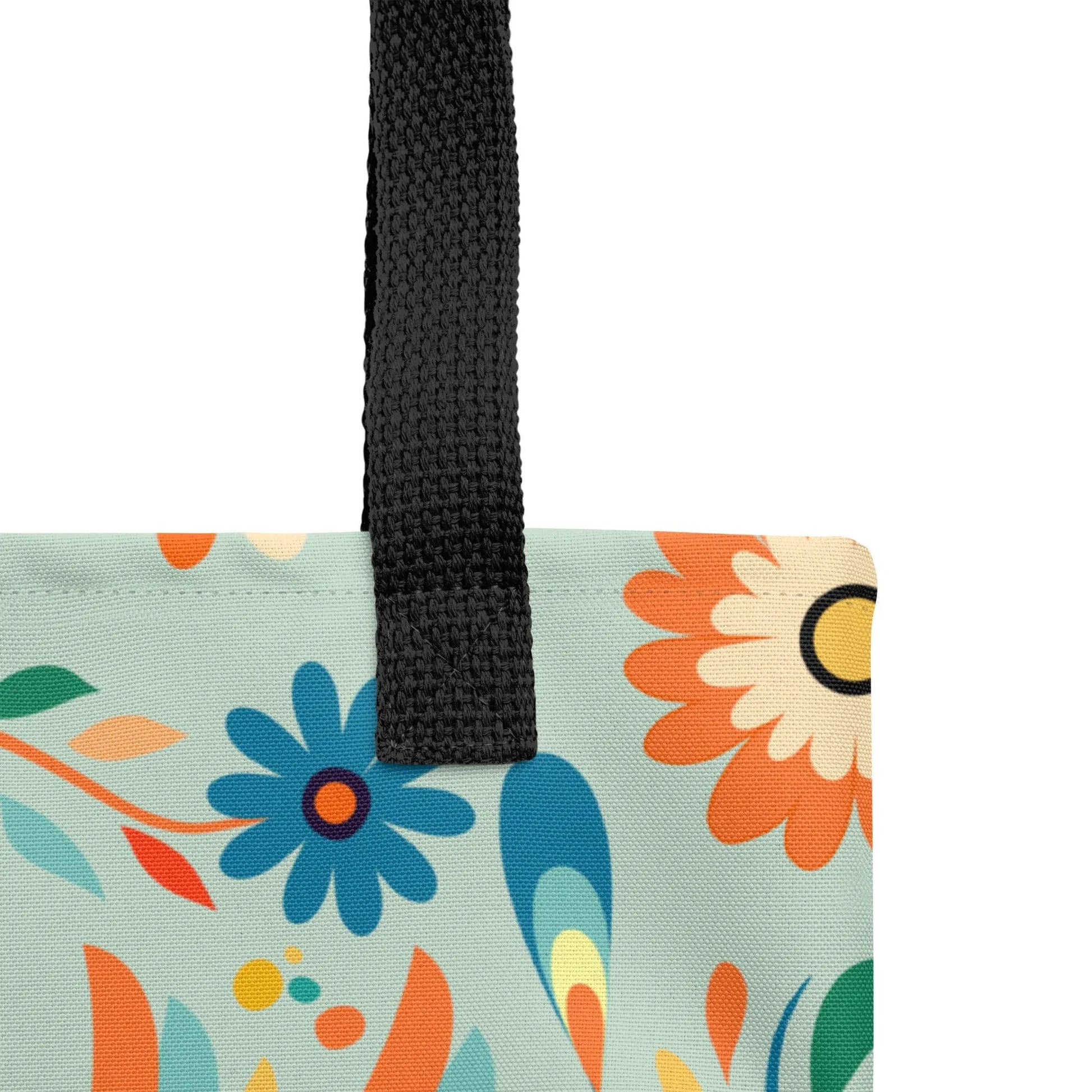 Mexican Otomi Print Tote Bag - The Global Wanderer