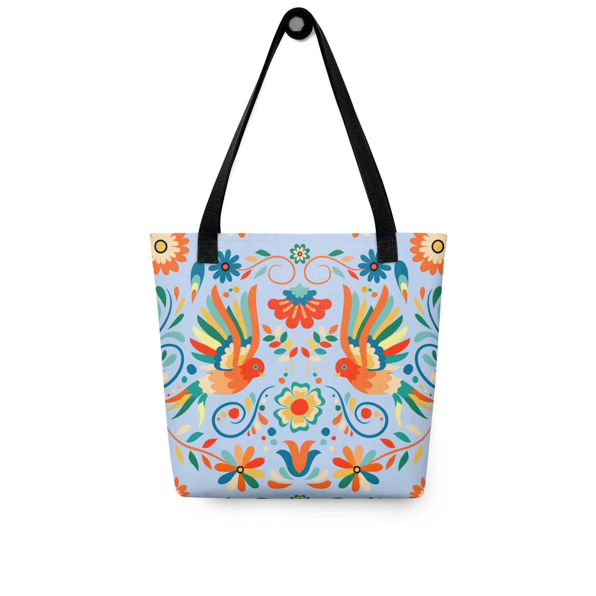 Mexican Otomi Print Tote Bag - The Global Wanderer