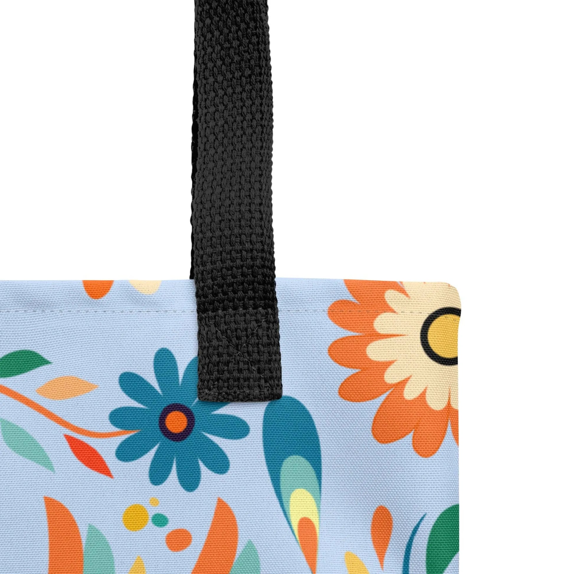 Mexican Otomi Print Tote Bag - The Global Wanderer