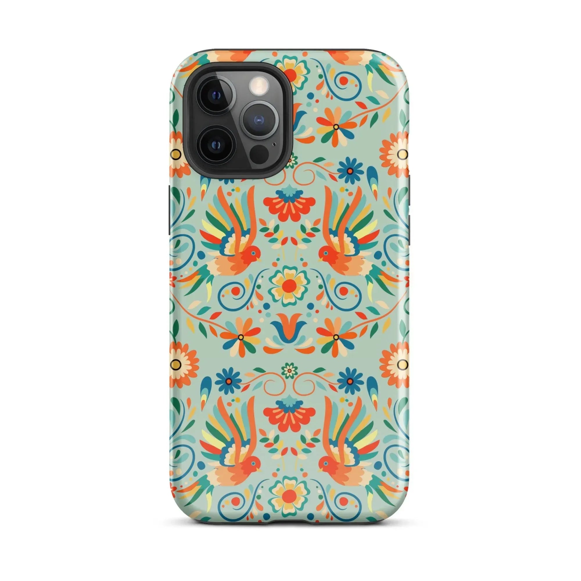 Mexican Otomi Print Tough MagSafe iPhone® Case - The Global Wanderer