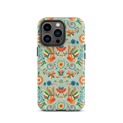 Mexican Otomi Print Tough MagSafe iPhone® Case - The Global Wanderer