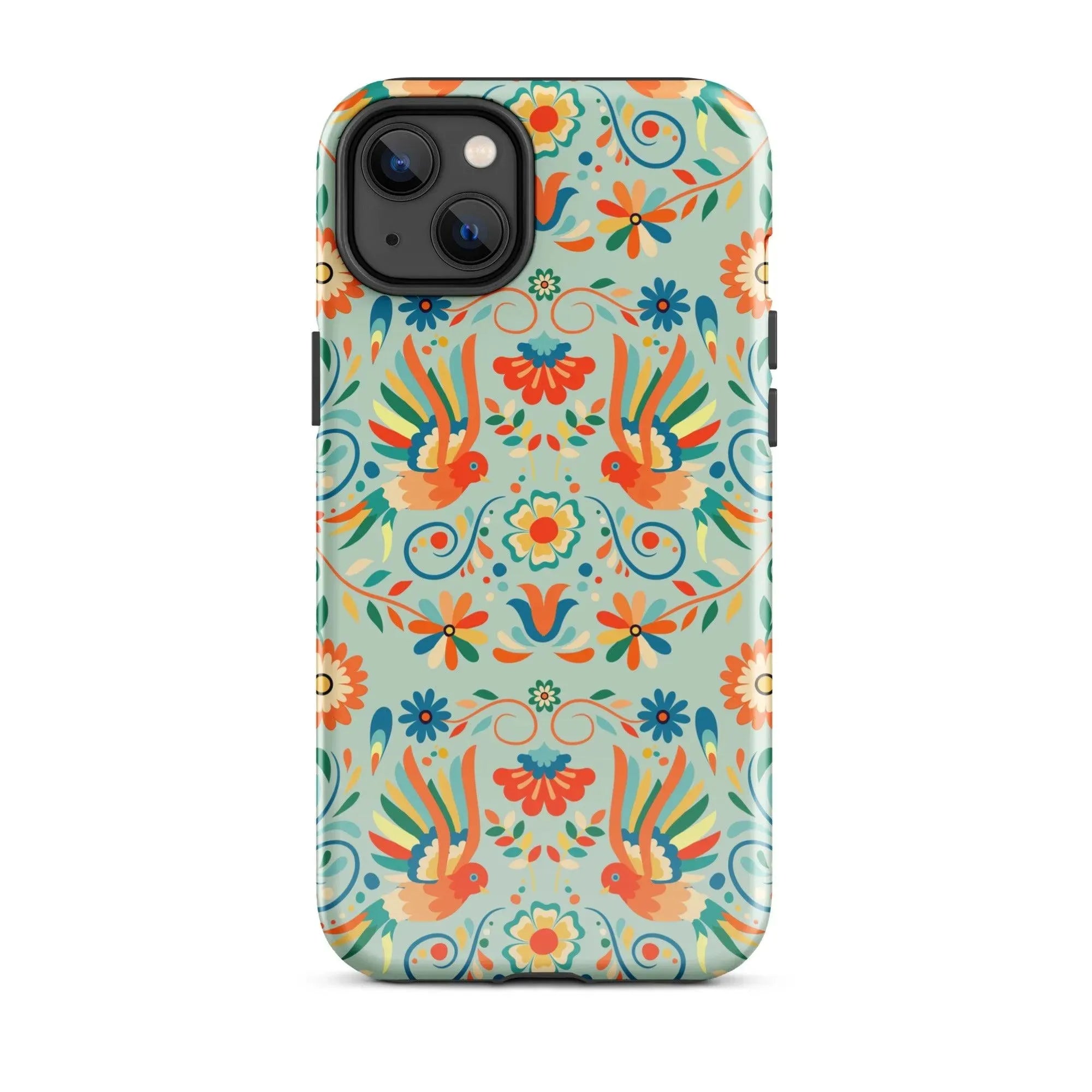 Mexican Otomi Print Tough MagSafe iPhone® Case - The Global Wanderer