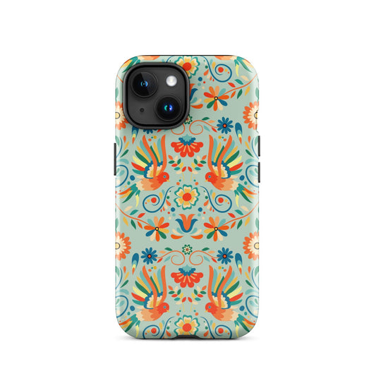 Mexican Otomi Print Tough MagSafe iPhone® Case - The Global Wanderer