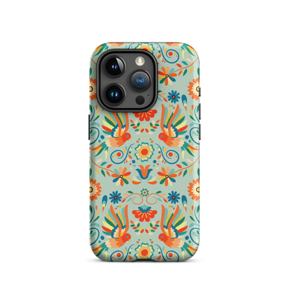 Mexican Otomi Print Tough MagSafe iPhone® Case - The Global Wanderer