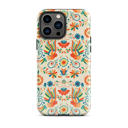 Mexican Otomi Print Tough MagSafe iPhone® Case - The Global Wanderer