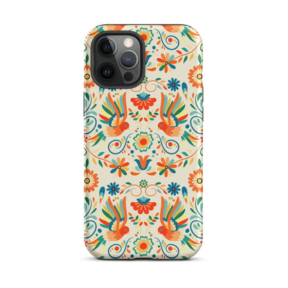 Mexican Otomi Print Tough MagSafe iPhone® Case - The Global Wanderer