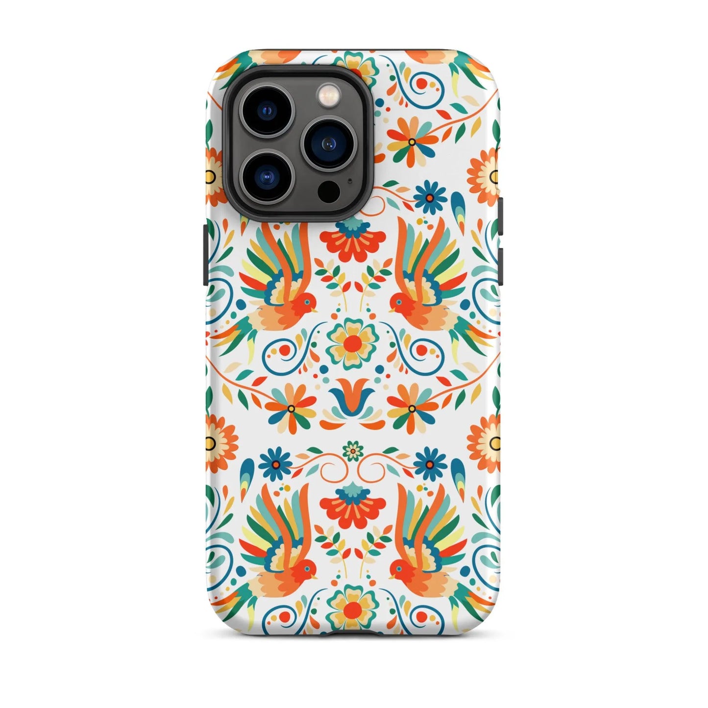 Mexican Otomi Print Tough MagSafe iPhone® Case - The Global Wanderer