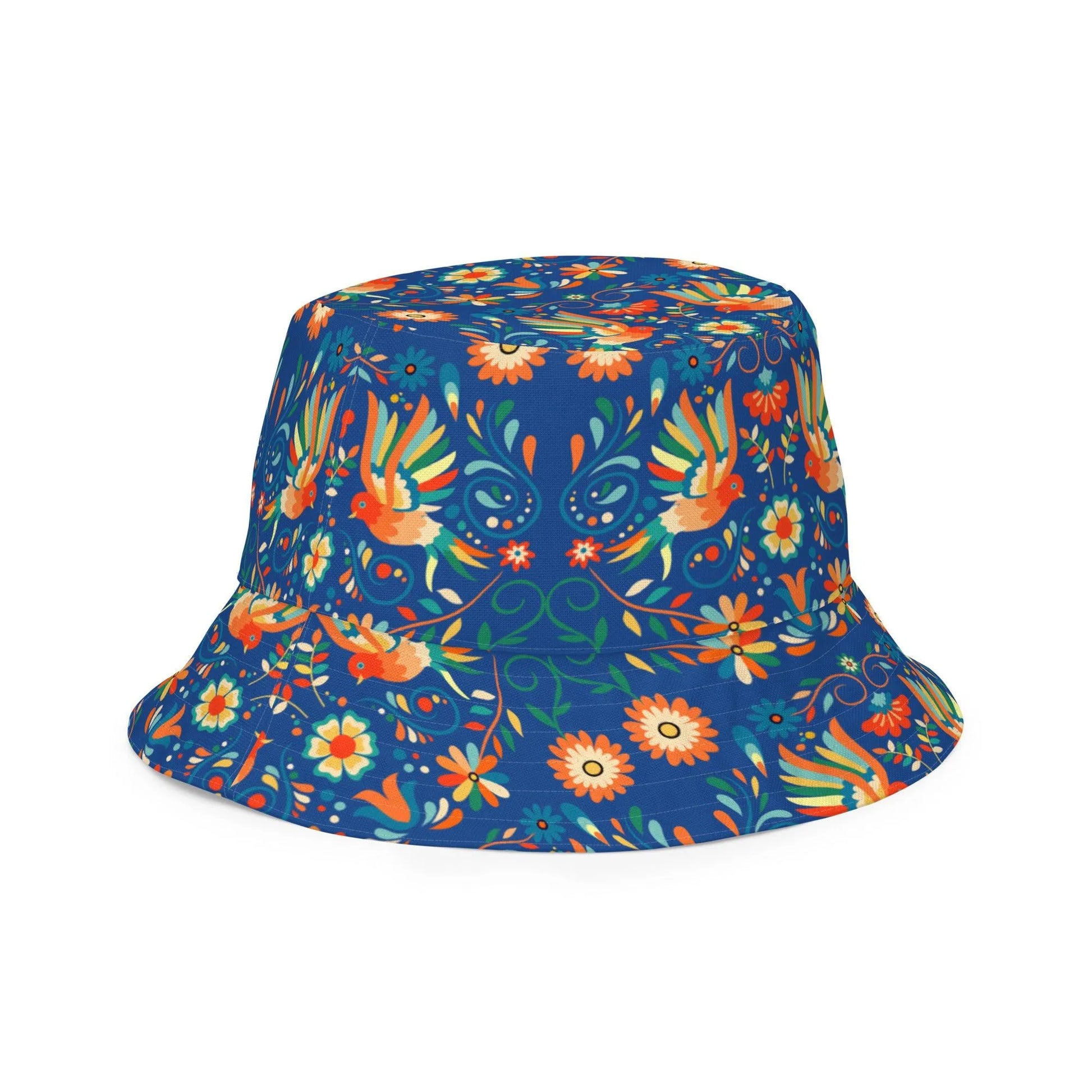 Mexican Otomi Reversible Bucket Hat - The Global Wanderer