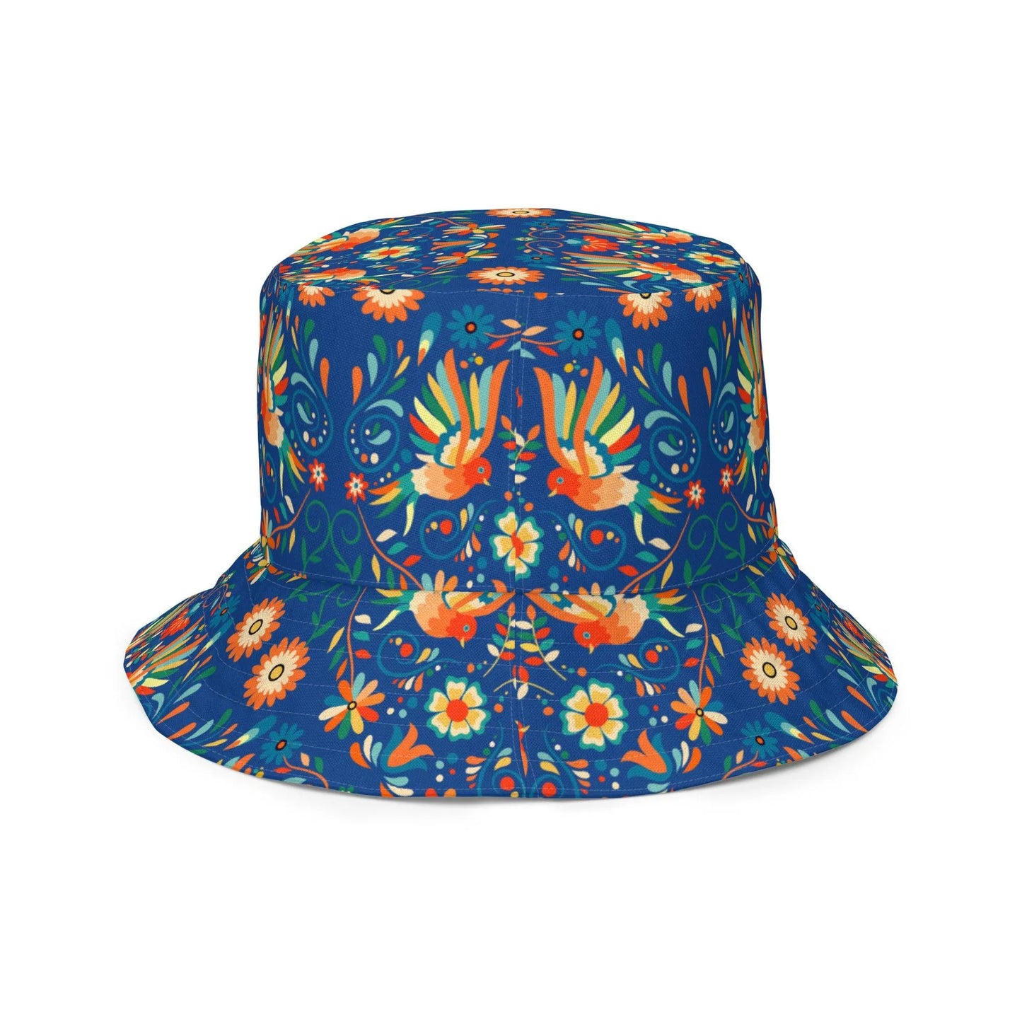 Mexican Otomi Reversible Bucket Hat - The Global Wanderer