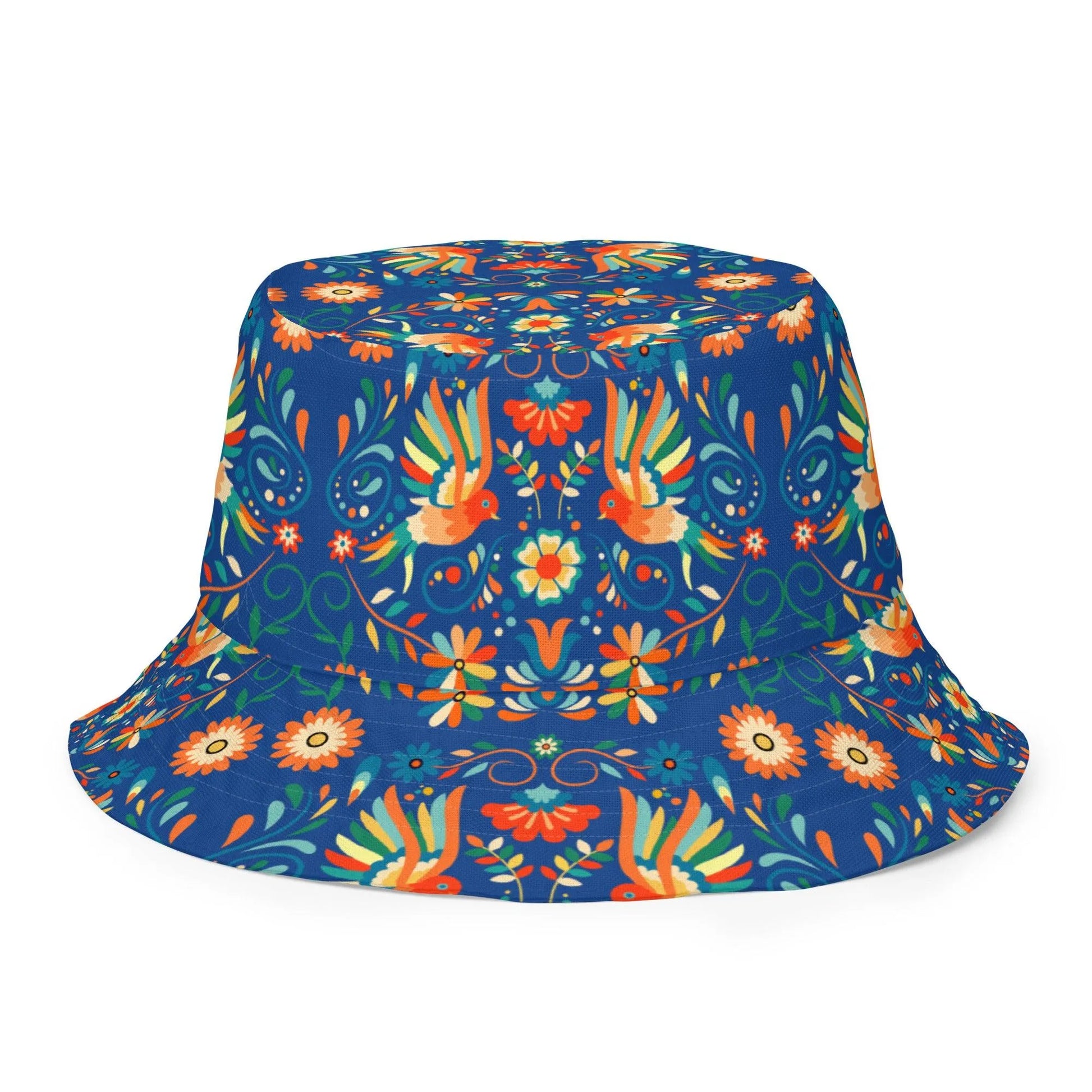 Mexican Otomi Reversible Bucket Hat - The Global Wanderer