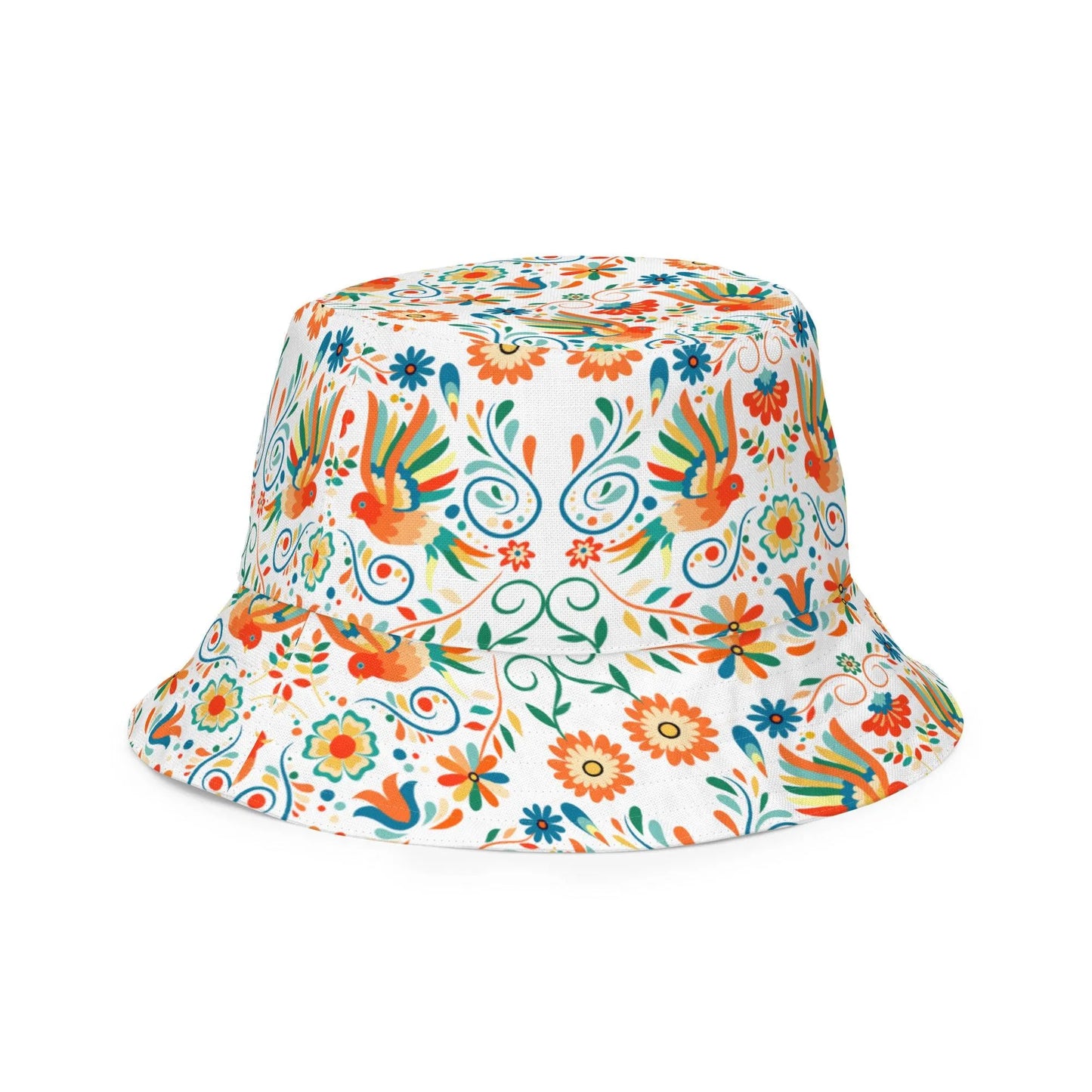 Mexican Otomi Reversible Bucket Hat - The Global Wanderer