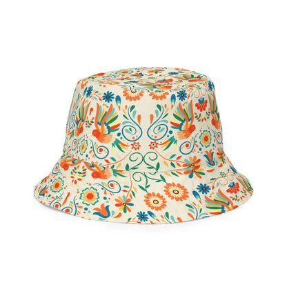 Mexican Otomi Reversible Bucket Hat - The Global Wanderer