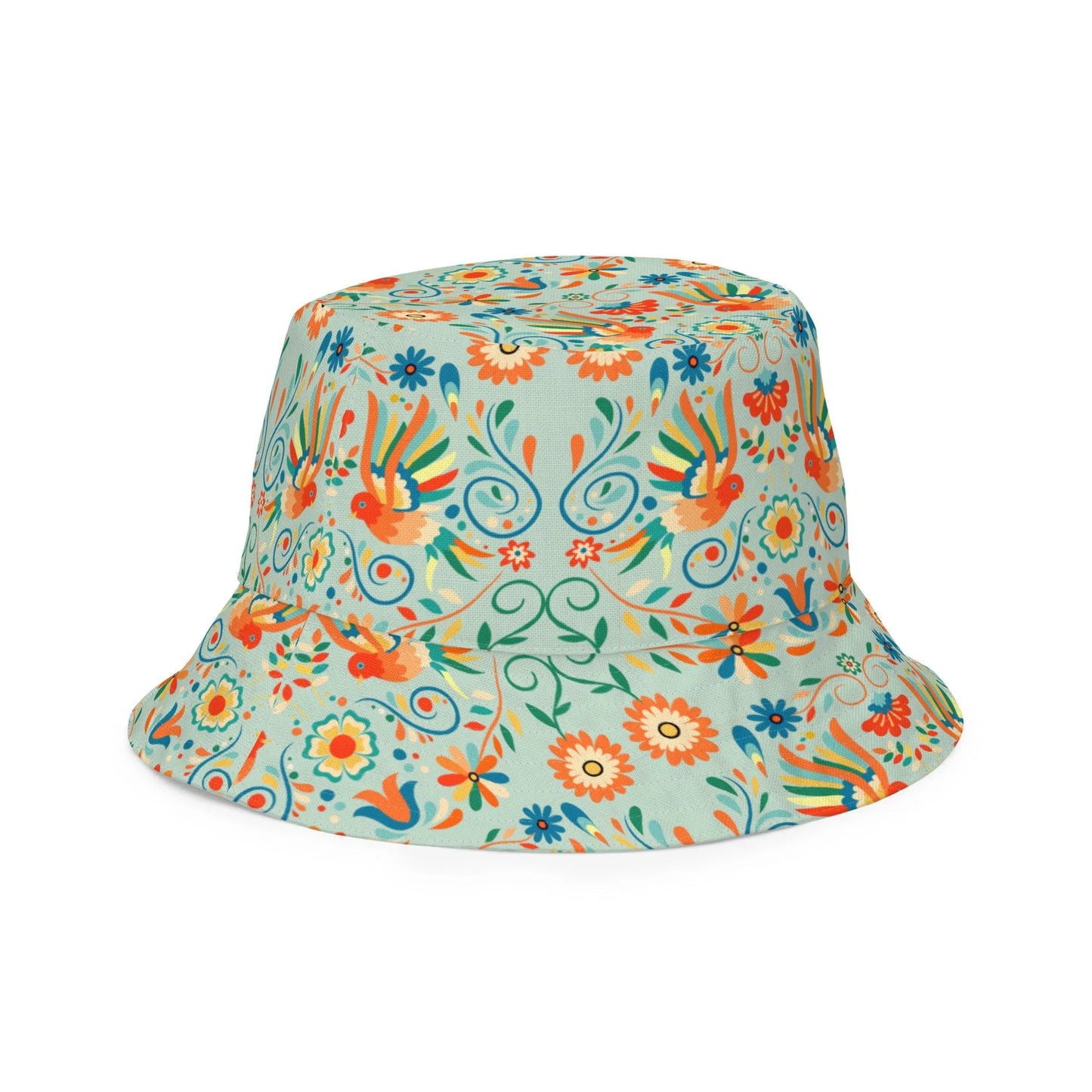 Mexican Otomi Reversible Bucket Hat - The Global Wanderer