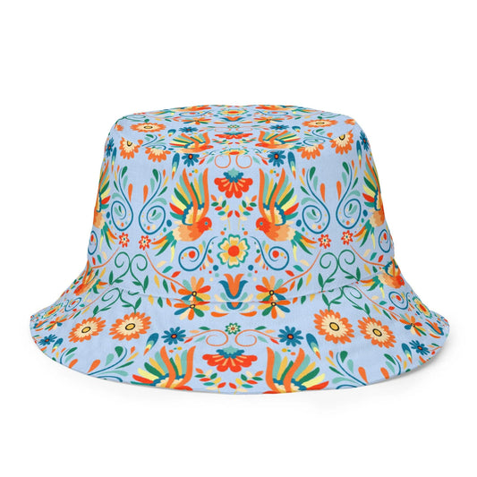 Mexican Otomi Reversible Bucket Hat - The Global Wanderer