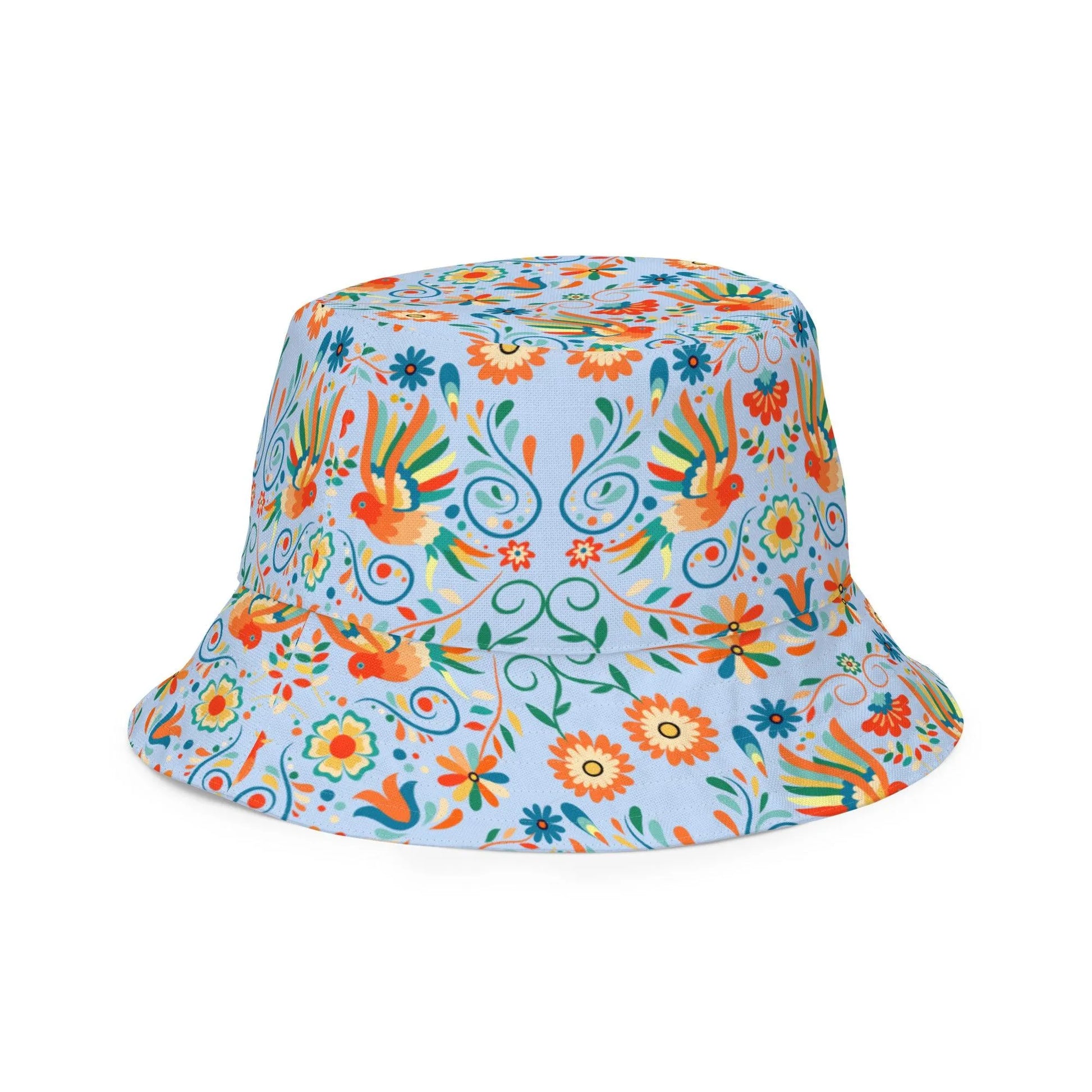 Mexican Otomi Reversible Bucket Hat - The Global Wanderer