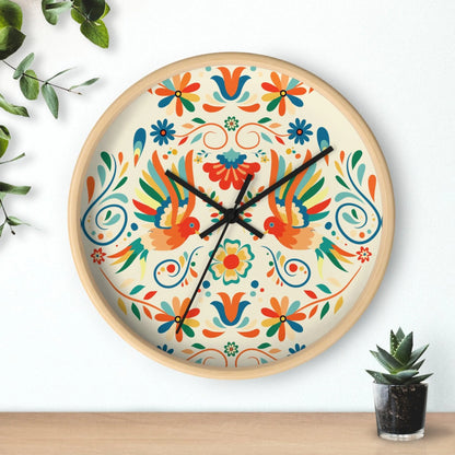 Mexican Otomi Wall Clock - The Global Wanderer