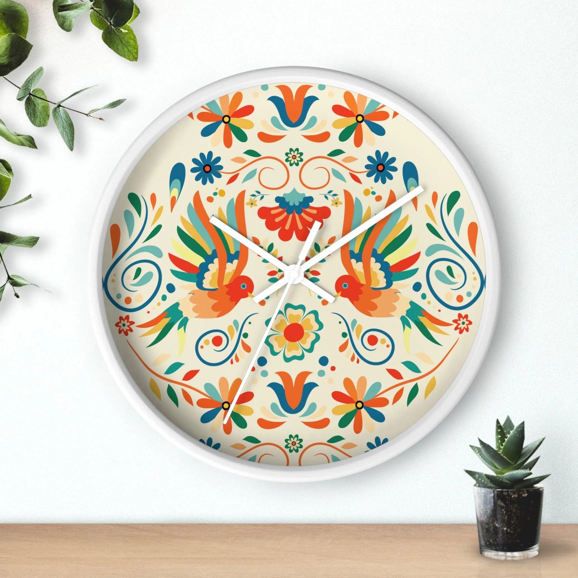 Mexican Otomi Wall Clock - The Global Wanderer