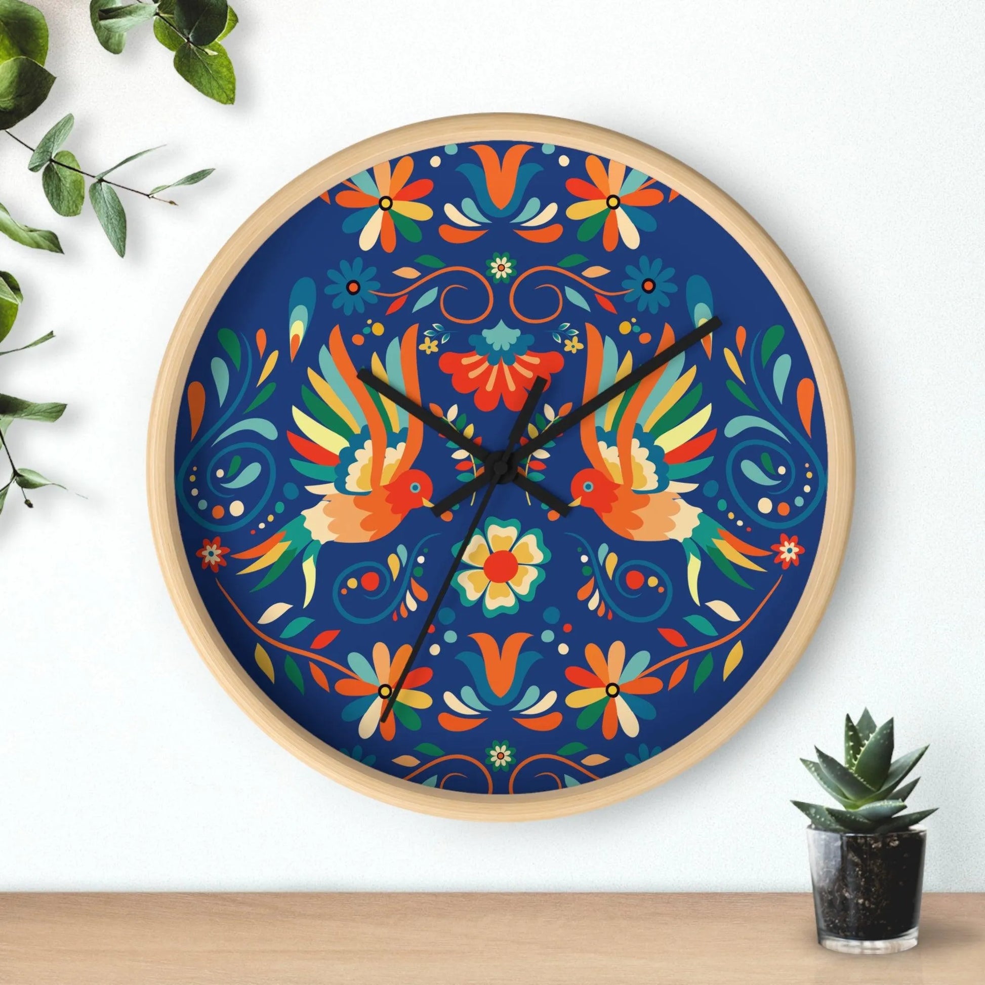 Mexican Otomi Wall Clock - The Global Wanderer