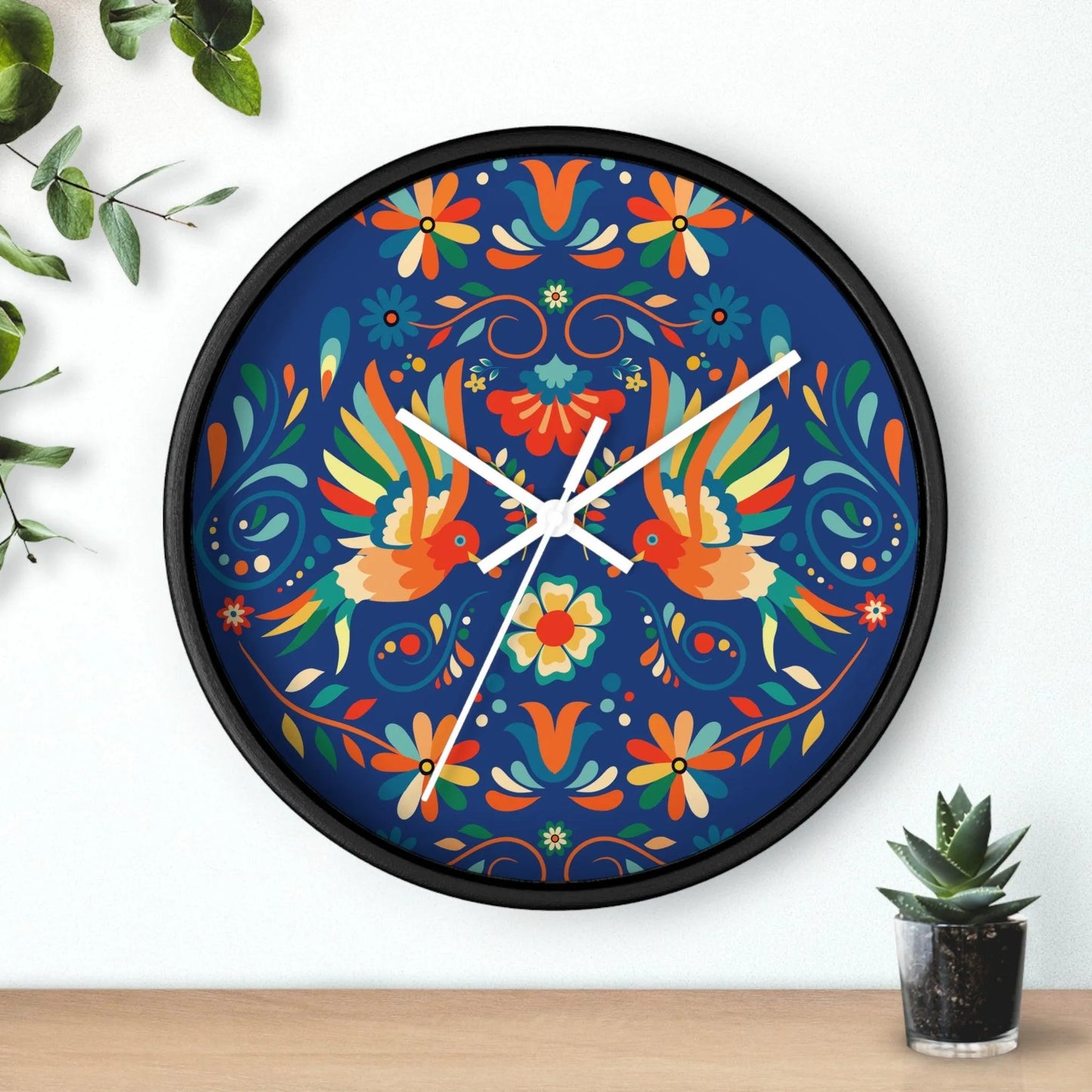 Mexican Otomi Wall Clock - The Global Wanderer