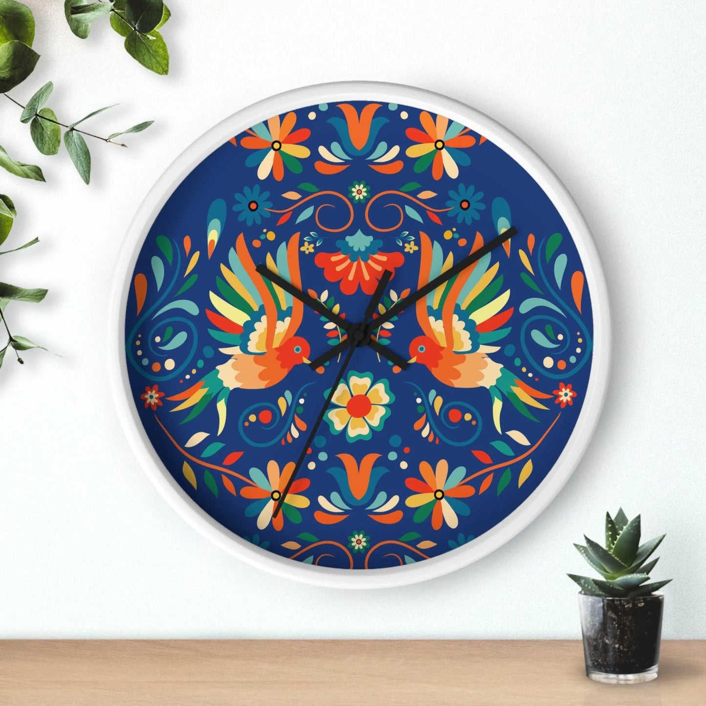 Mexican Otomi Wall Clock - The Global Wanderer