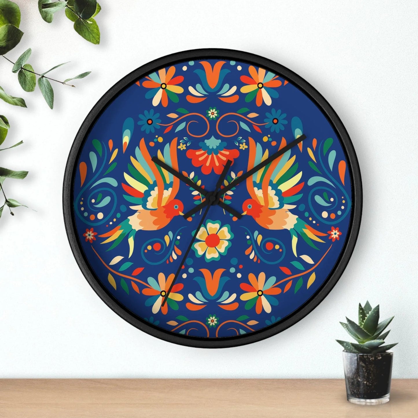 Mexican Otomi Wall Clock - The Global Wanderer