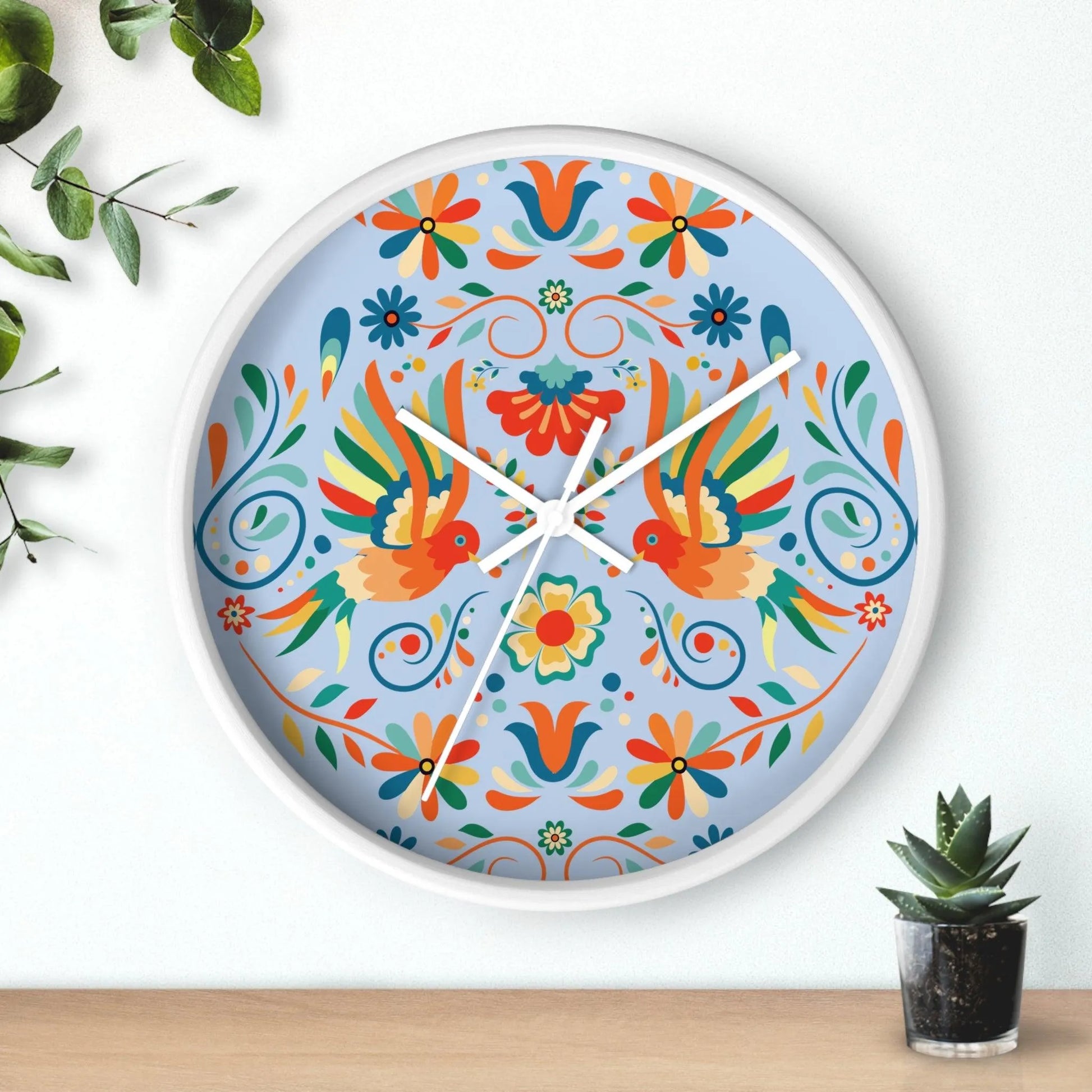 Mexican Otomi Wall Clock - The Global Wanderer